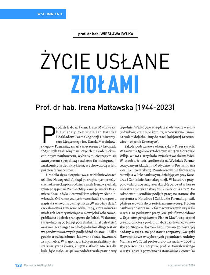 Życie usłane ziołami...